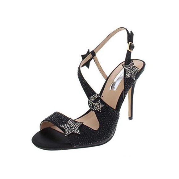 W347 INC Black Renita Strappy Sandals - 5 M - Picture 2 of 3